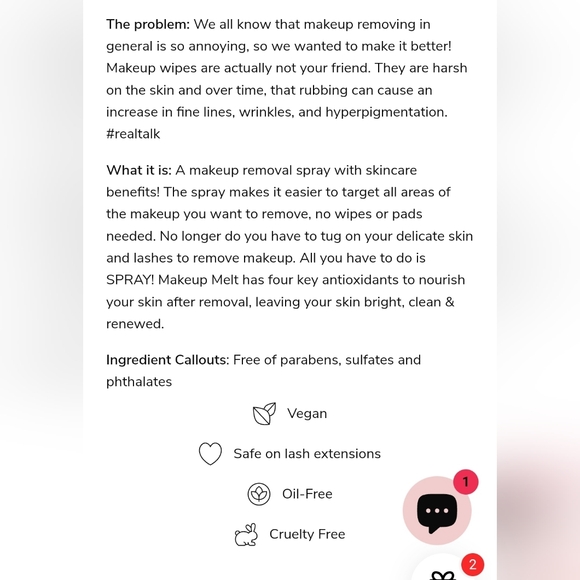 Vike Makeup Melt. New in sealed package. - Picture 5 of 5